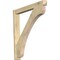 Ekena Millwork Legacy Arts & Crafts Rough Sawn Outlooker, Douglas Fir, 6"W x 46"D x 46"H OUT06X46X46LEC03RDF - alternate 1